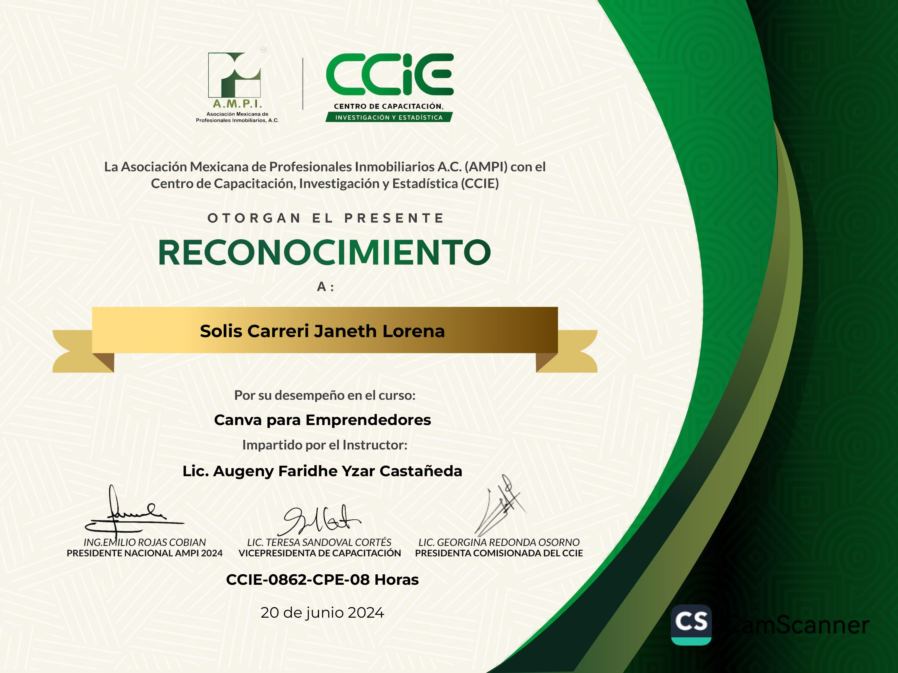 certificado