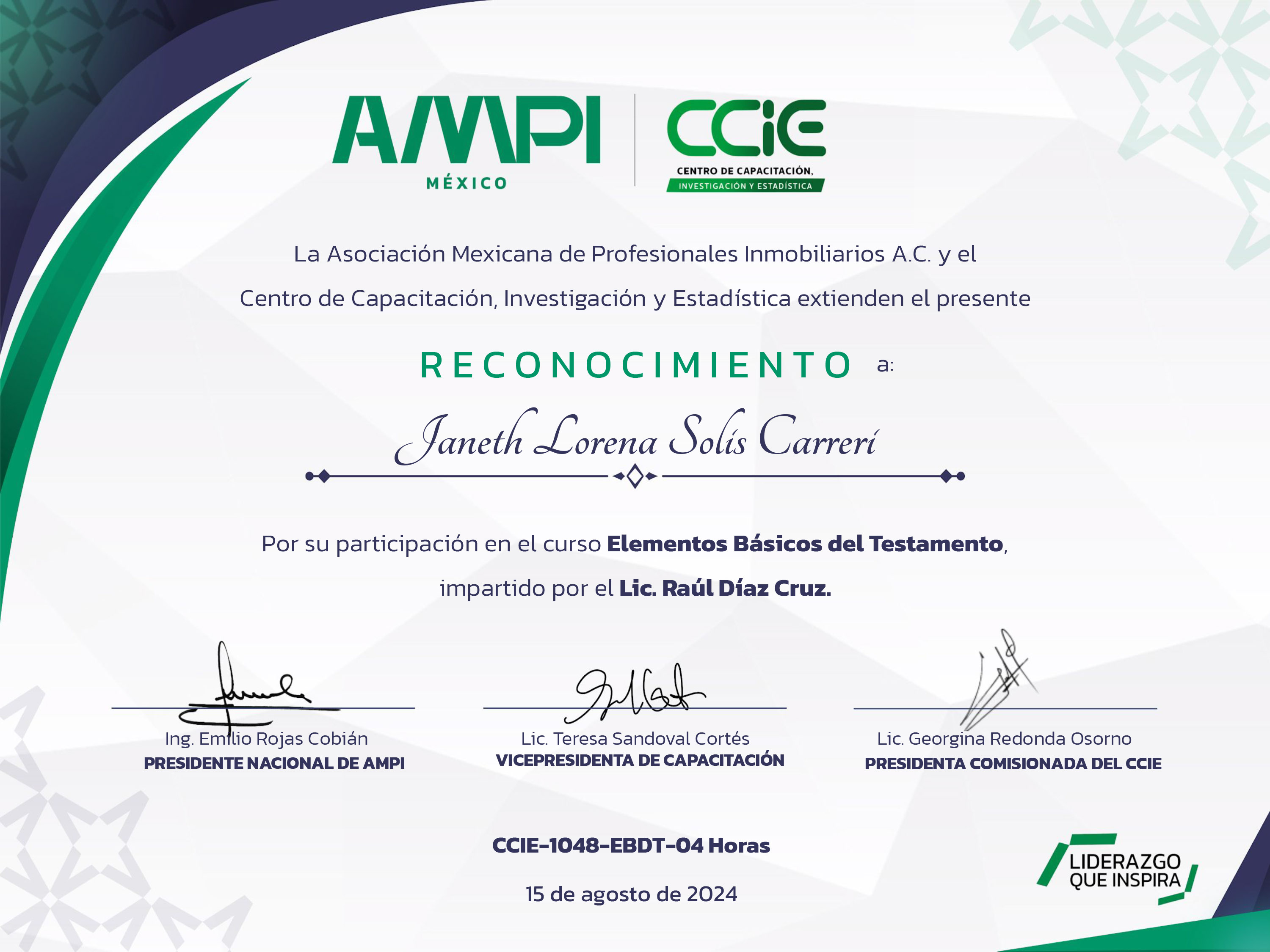 certificado