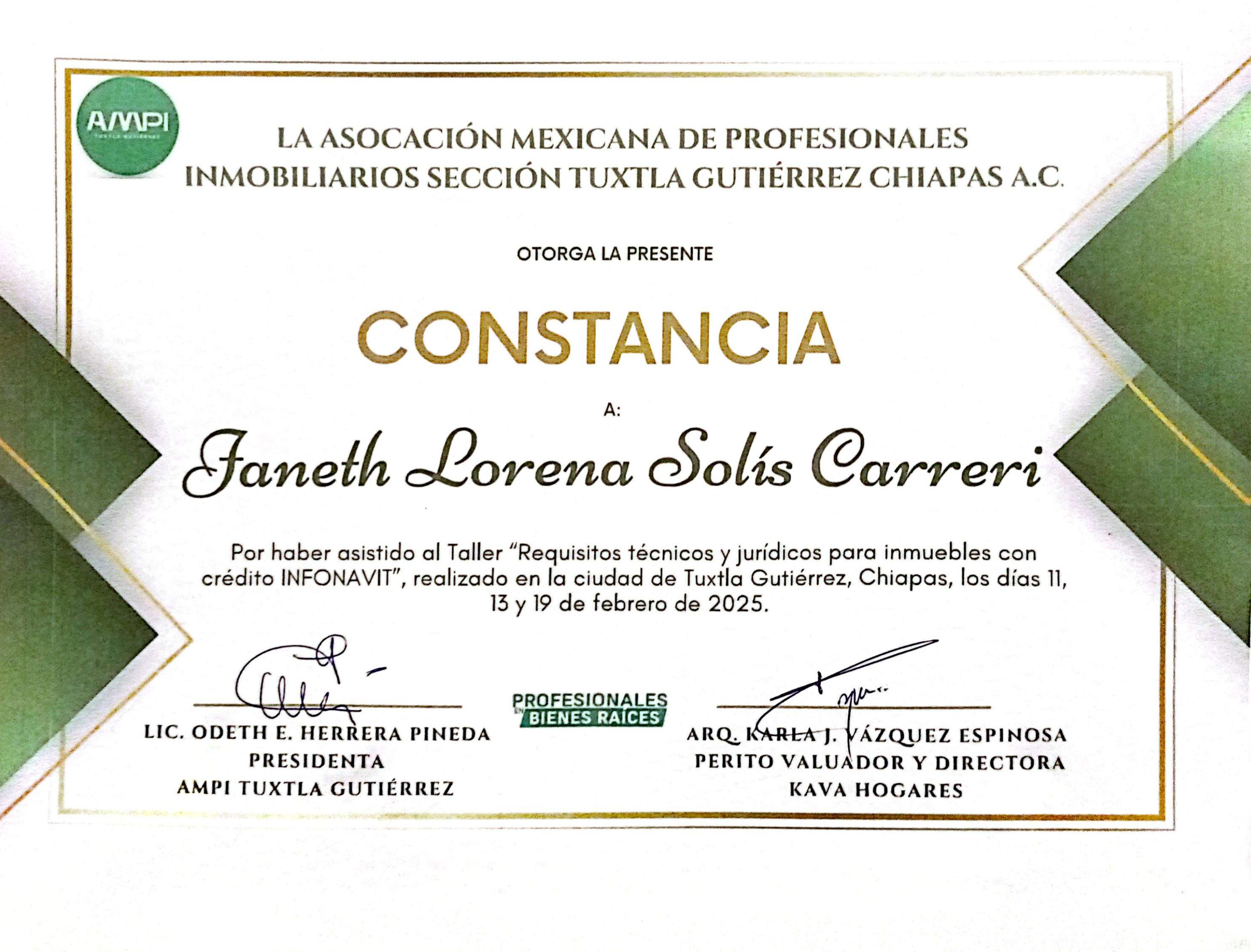 certificado